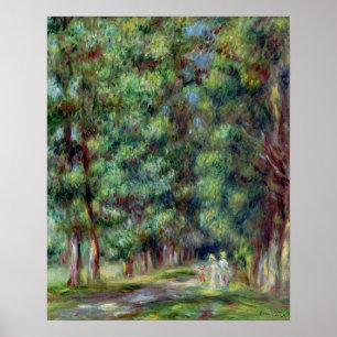 Pierre A Renoir Waldweg Poster