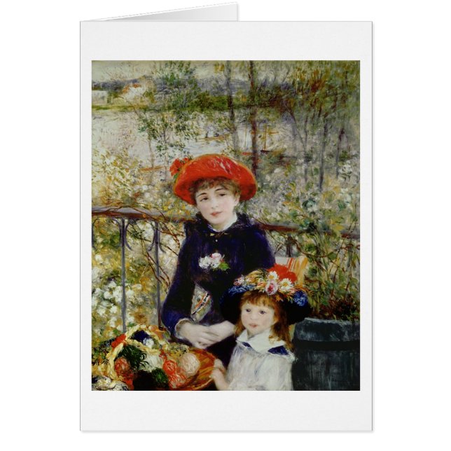 Pierre A Renoir | Zwei Schwestern oder auf der Ter (Vorne)