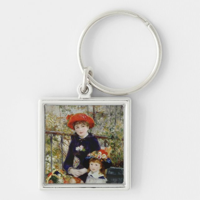 Pierre A Renoir | Zwei Schwestern oder auf der Ter Schlüsselanhänger (Vorne)
