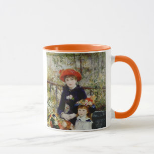 Pierre A Renoir Zwei Schwestern oder auf der Terr Tasse