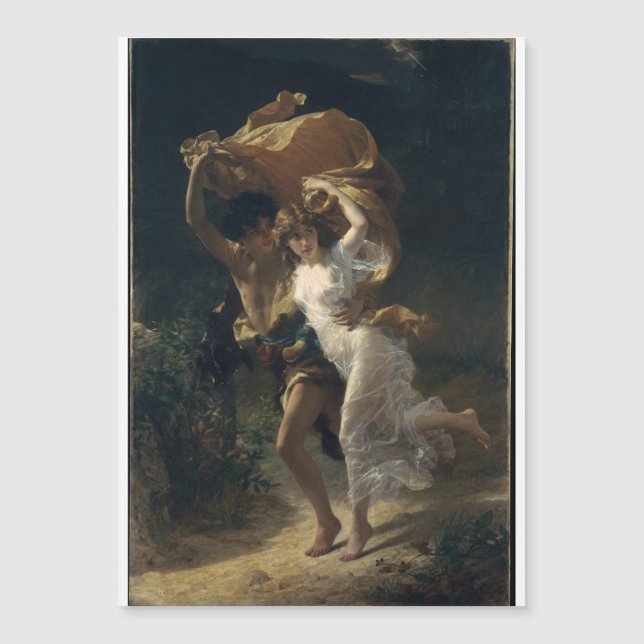Pierre-Auguste Cot - Der Sturm Magnetkarte (Vorderseite)