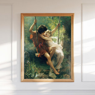 Pierre Auguste Cot Frühling Primavera Romantisch Poster