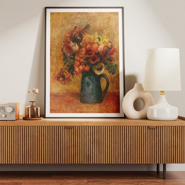 Pierre-Auguste Renoir 1889 Blumen-Vase Poster (Von Creator hochgeladen)