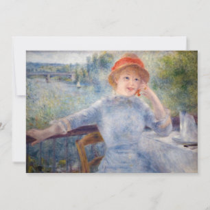 Pierre Auguste Renoir - Alphonsine Fournaise Dankeskarte