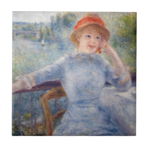 Pierre Auguste Renoir - Alphonsine Fournaise Fliese