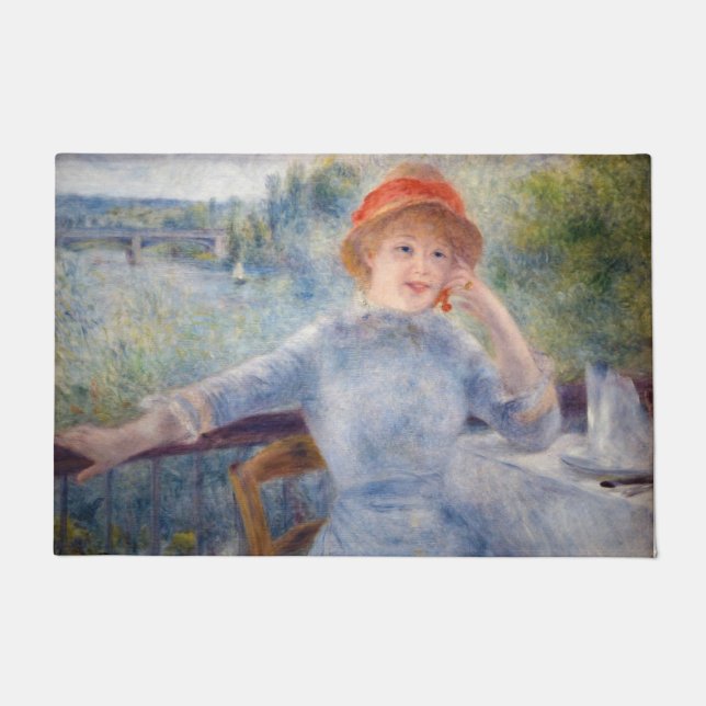 Pierre Auguste Renoir - Alphonsine Fournaise Fußmatte (Vorderseite)