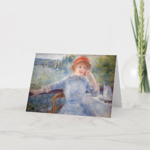 Pierre Auguste Renoir - Alphonsine Fournaise Karte