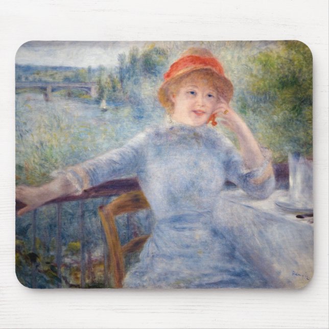 Pierre Auguste Renoir - Alphonsine Fournaise Mousepad (Vorne)