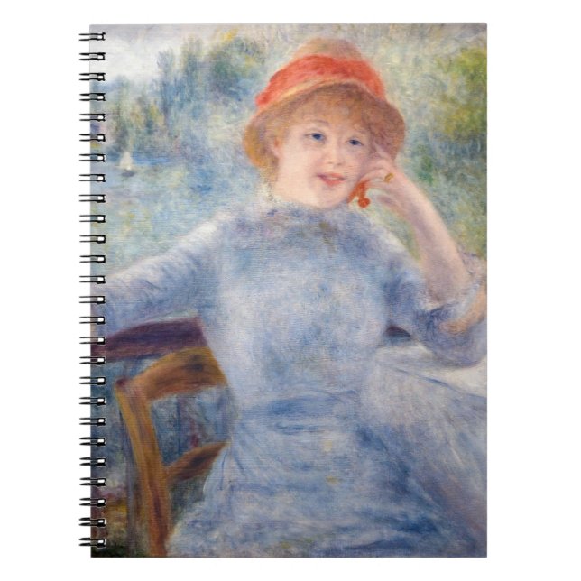 Pierre Auguste Renoir - Alphonsine Fournaise Notizblock (Vorderseite)