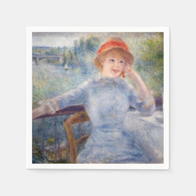 Pierre Auguste Renoir - Alphonsine Fournaise Serviette (Vorderseite)