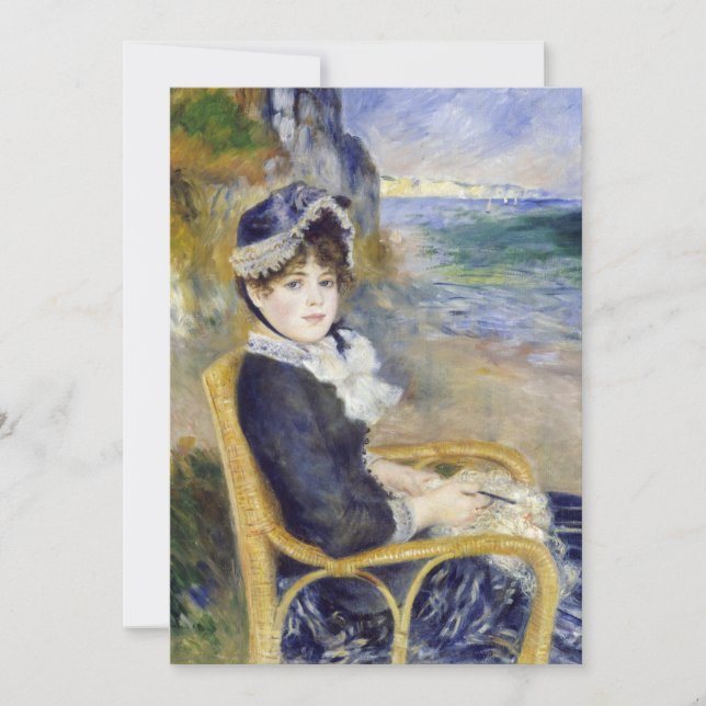 Pierre-Auguste Renoir - Am Meer Einladung (Vorderseite)