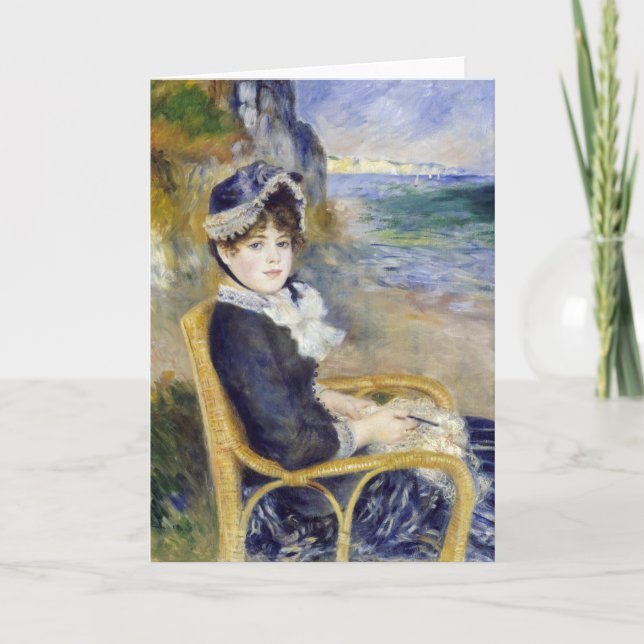 Pierre-Auguste Renoir - Am Meer Karte (Vorderseite)