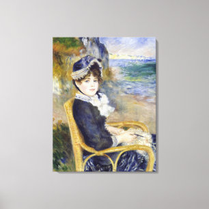 Pierre-Auguste Renoir - Am Meer Leinwanddruck