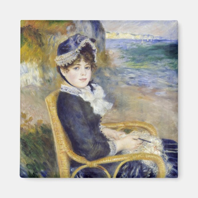 Pierre-Auguste Renoir - Am Meer Magnet (Vorne)