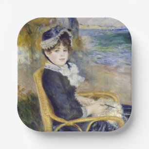 Pierre-Auguste Renoir - Am Meer Pappteller