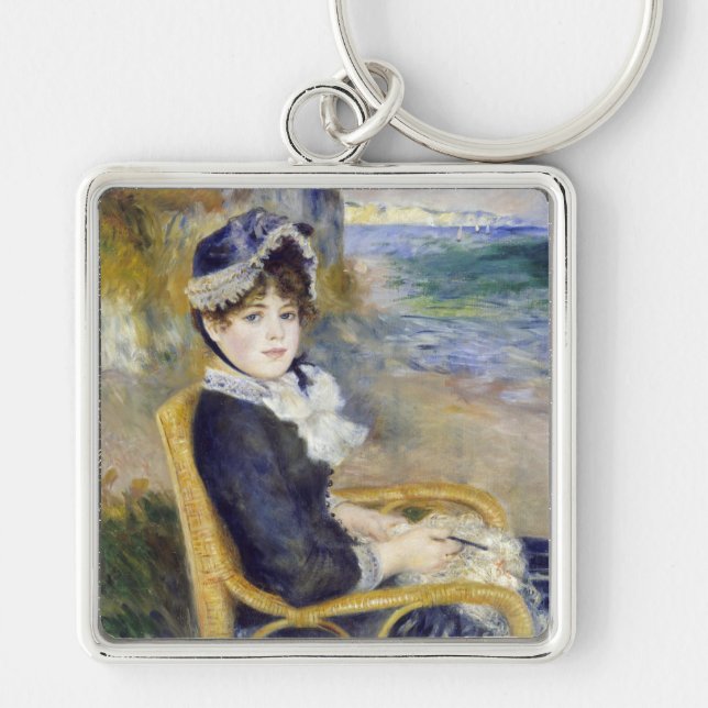 Pierre-Auguste Renoir - Am Meer Schlüsselanhänger (Vorne)