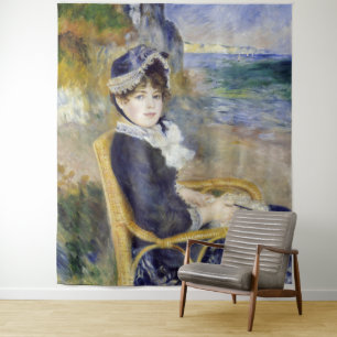 Pierre-Auguste Renoir - Am Meer Wandteppich
