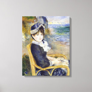 Pierre-Auguste Renoir - Am Meeresufer Leinwanddruck