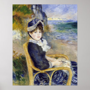 Pierre-Auguste Renoir - Am Meeresufer Poster