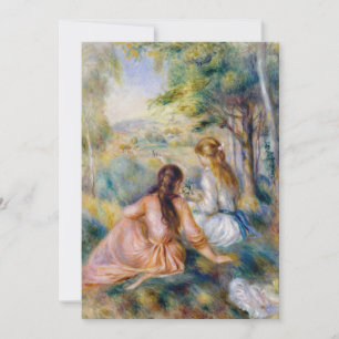 Pierre-Auguste Renoir - Auf der Wiese Dankeskarte