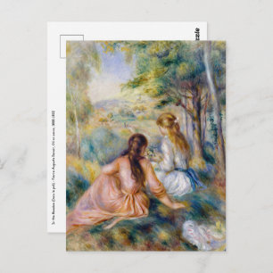 Pierre-Auguste Renoir - Auf der Wiese Postkarte