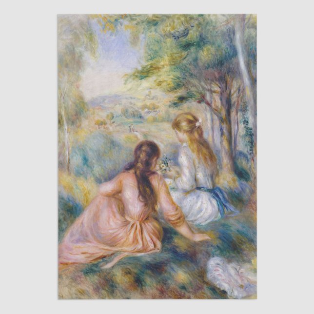 Pierre-Auguste Renoir - Auf der Wiese Seidenpapier (Von Creator hochgeladen)