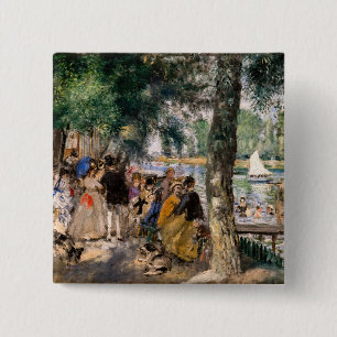 Pierre-Auguste Renoir - Baden an der Seine Button