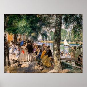 Pierre-Auguste Renoir - Baden an der Seine Poster