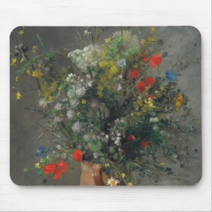 Pierre-Auguste Renoir - Blume in einer Vase 1866 Mousepad