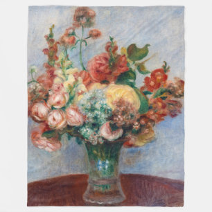 Pierre-Auguste Renoir - Blume in einer Vase Fleecedecke