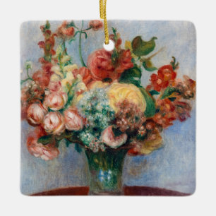 Pierre-Auguste Renoir - Blume in einer Vase Keramikornament