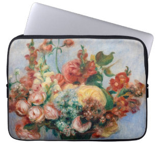 Pierre-Auguste Renoir - Blume in einer Vase Laptopschutzhülle