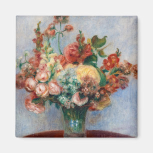 Pierre-Auguste Renoir - Blume in einer Vase Magnet