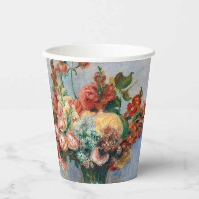 Pierre-Auguste Renoir - Blume in einer Vase Pappbecher (Vorderseite)
