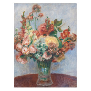 Pierre-Auguste Renoir - Blume in einer Vase Tischdecke