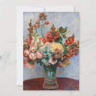 Pierre-Auguste Renoir - Blumen in einer Vase Einladung