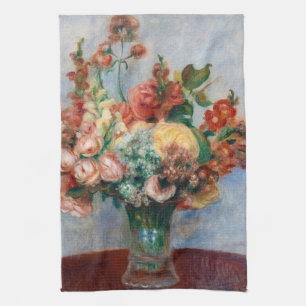 Pierre-Auguste Renoir - Blumen in einer Vase Geschirrtuch