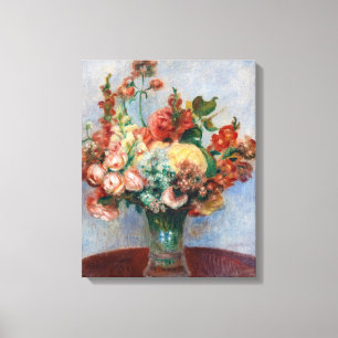 Pierre-Auguste Renoir - Blumen in einer Vase Leinwanddruck