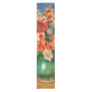 Pierre-Auguste Renoir - Blumenstrauß Kurzer Tischläufer