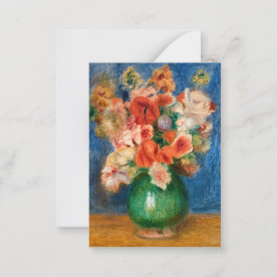 Pierre-Auguste Renoir - Blumenstrauß Mitteilungskarte