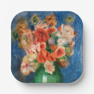 Pierre-Auguste Renoir - Blumenstrauß Pappteller