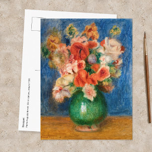 Pierre-Auguste Renoir - Blumenstrauß Postkarte