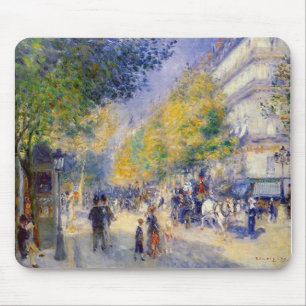 Pierre Auguste Renoir - Boulivards von Paris Mousepad