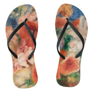 Pierre-Auguste Renoir - Bouquet Flip Flops