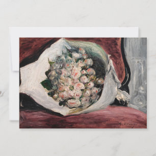 Pierre-Auguste Renoir - Bouquet in einer Box Einladung