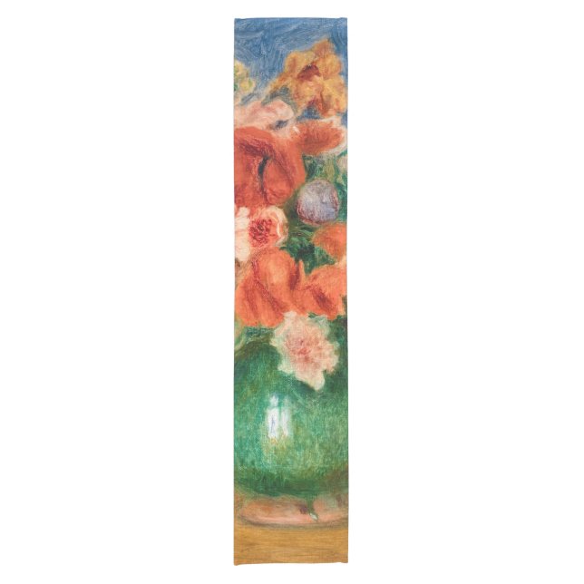 Pierre-Auguste Renoir - Bouquet Kurzer Tischläufer (Vorderseite)