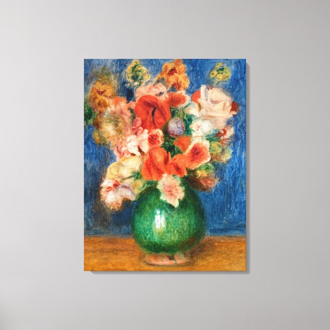 Pierre-Auguste Renoir - Bouquet Leinwanddruck (Vorderseite)