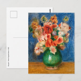 Pierre-Auguste Renoir - Bouquet Postkarte