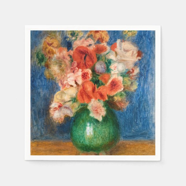 Pierre-Auguste Renoir - Bouquet Serviette (Vorderseite)