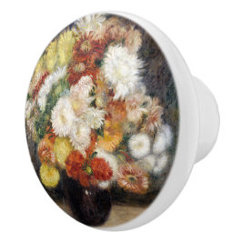 Pierre-Auguste Renoir Bouquet von Chrysanthemen Keramikknauf